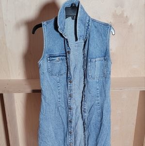 Button Down Jean Dress